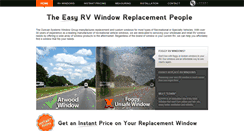 Desktop Screenshot of easyrvwindows.com